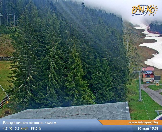 Bansko webcam live - Banderishka polyana ski area