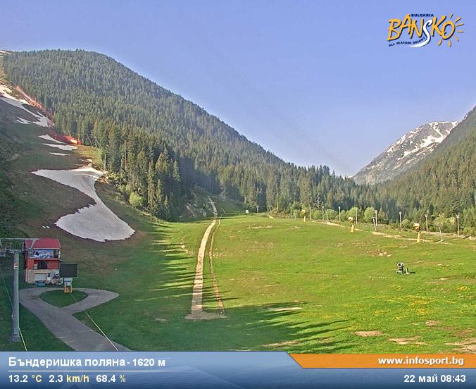 Bansko webcam live - Banderishka polyana ski area