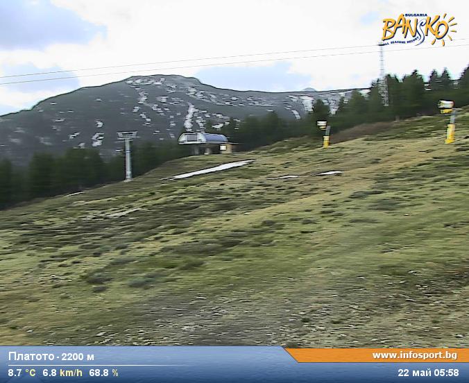 Bansko webcam live - Platoto ski area